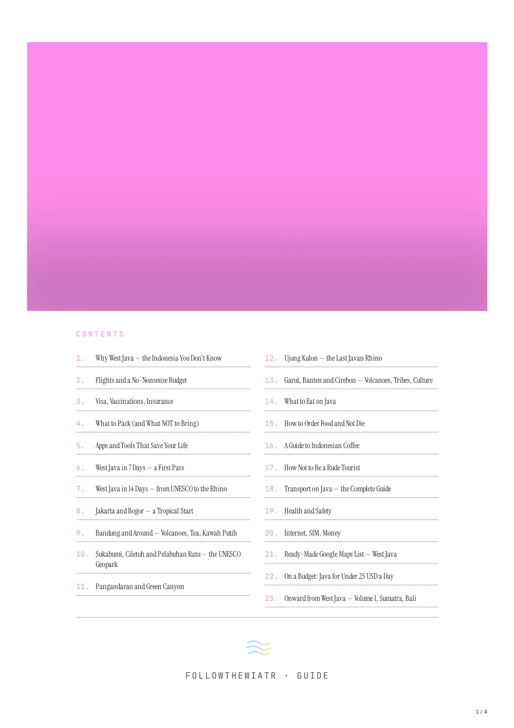 Sample page 1 from the guide